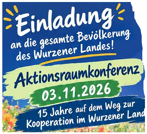 Einladung 15 Jahre Wurzener Land&nbsp;&copy;&nbsp;Stadt Wurzen