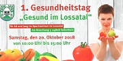 1. Gesundheitstag - Gesund im Lossatal 2018