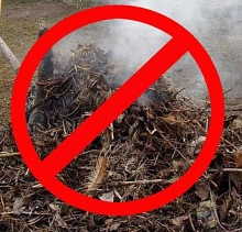 Abrennen von Gartenabfällen Verboten © Stadt Wurzen