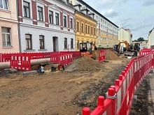 Baustelle Lessingstraße © Stadt Wurzen