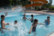 Impressionen aus dem Dreibrückenbad- Wasserrutsche (Foto: F. Schneeweiß)&nbsp;&copy;&nbsp;KulturBetrieb der Stadt Wurzen