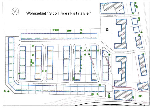 Karte des geplanten Bebauungsgebiets © Stadt Wurzen