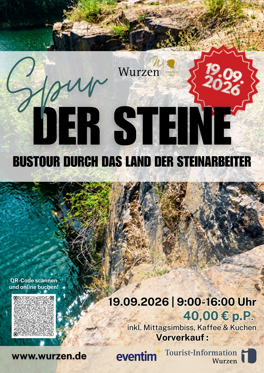 Plakat Spur der Steine Plakat Spur der Steine © Tourist-Information Wurzen
