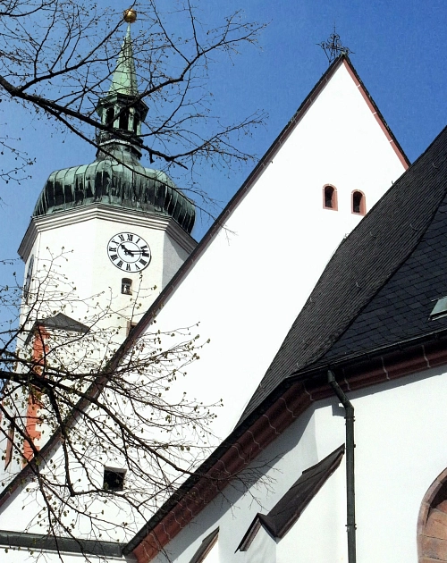 Der Turm der Wenceslaikirche prägt u.a. die Silhouette der Stadt Wurzen. (Foto: K. Just) © KulturBetrieb der Stadt Wurzen