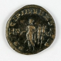 Römischer Sesterz von Maximus Caesar Rückseite&nbsp;&copy;&nbsp;KHM Wurzen, Inv.Nr.: V1336G