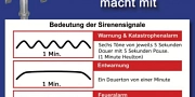Warntag, Sirene