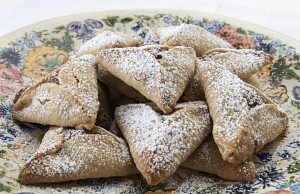 Selbstgebackene Hamantaschen